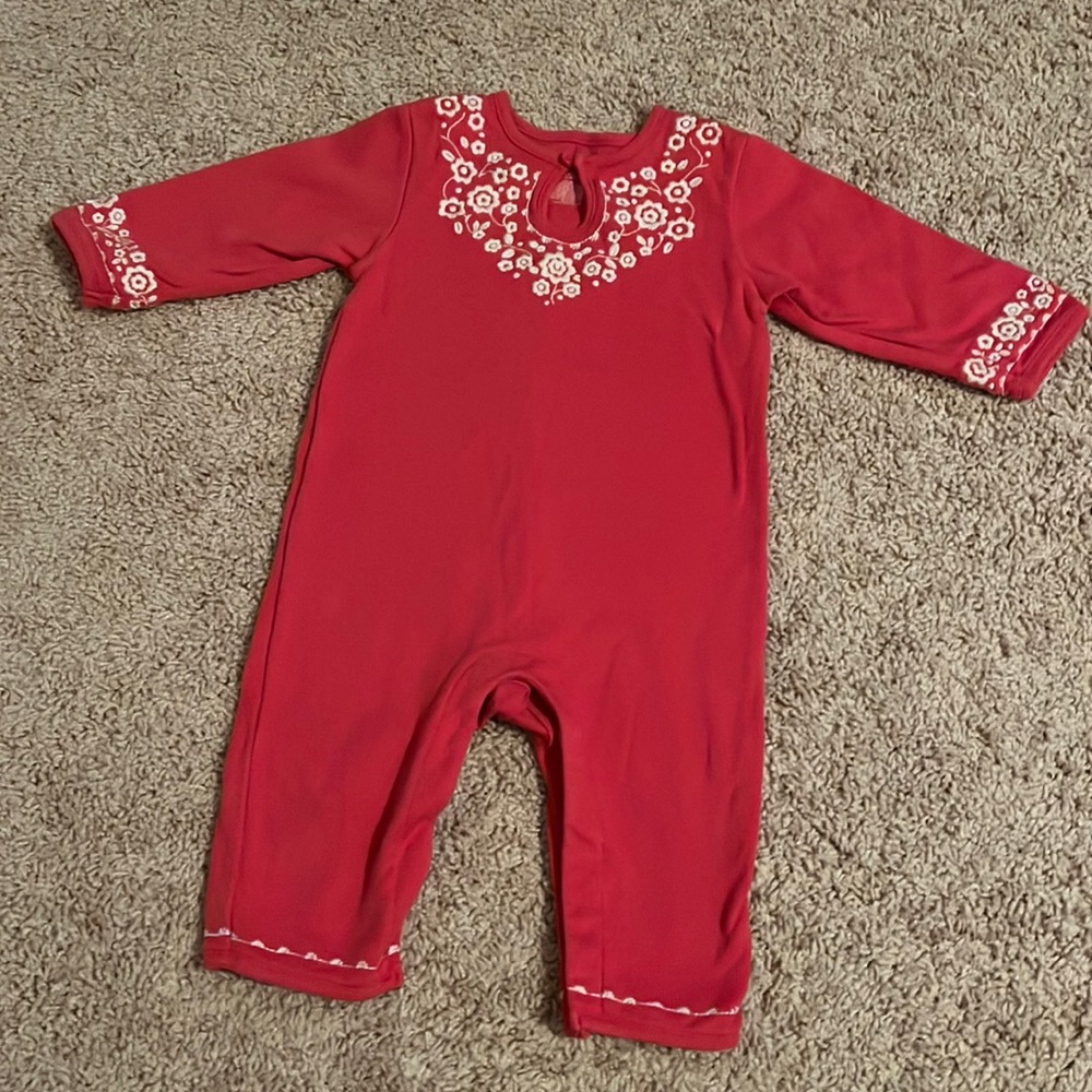 Baby Gap embroidered romper